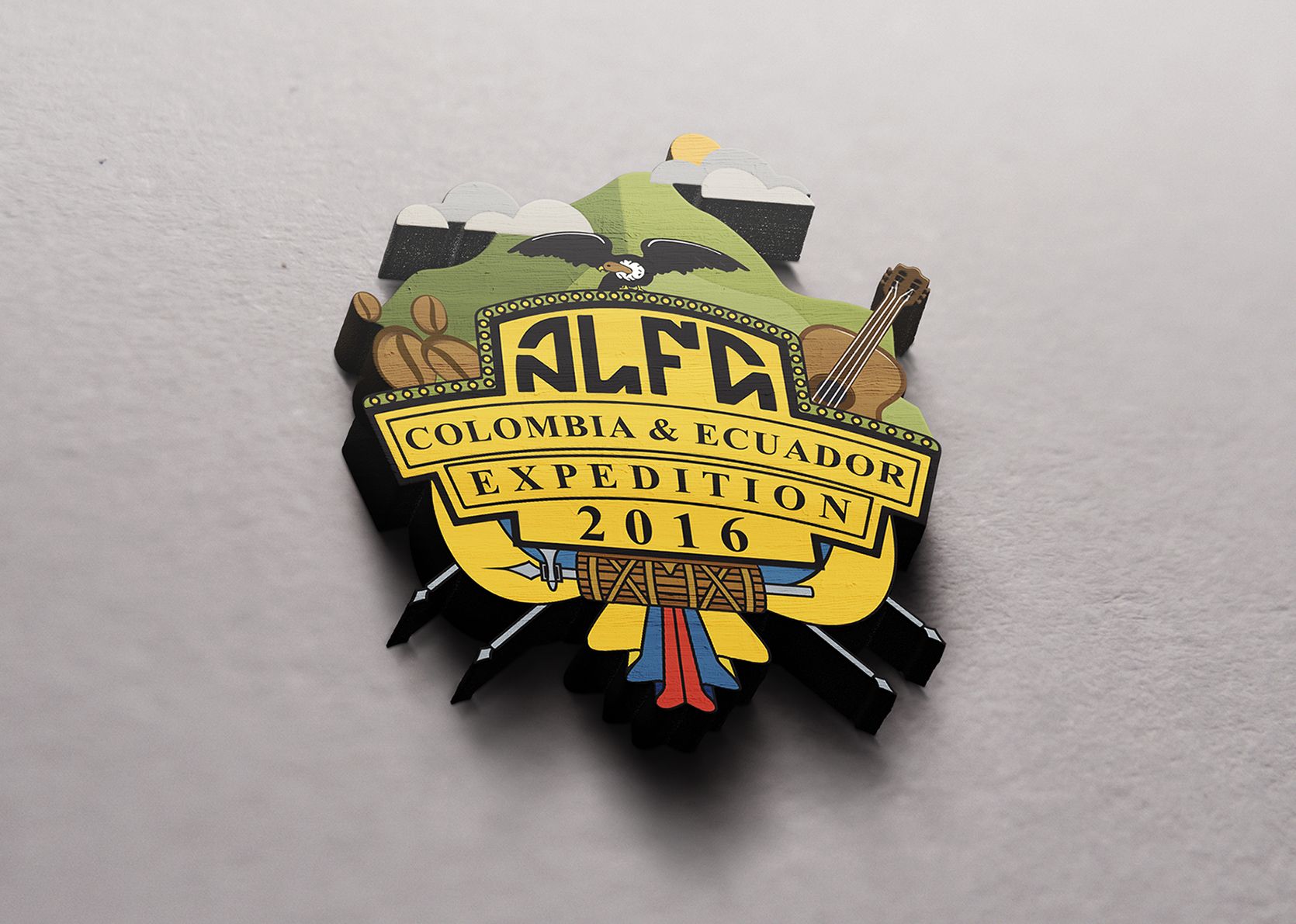 Логотип для Colombia Ecuador Alfa Expedition 2016 - дизайнер Da4erry