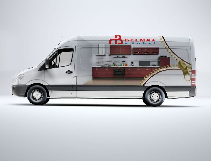 Иллюстрация для Оформление микроавтобуса - дизайнер acorp56