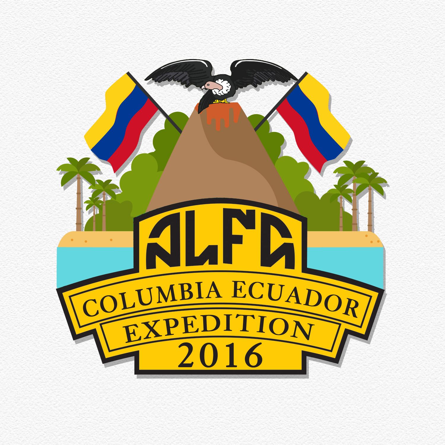 Логотип для Colombia Ecuador Alfa Expedition 2016 - дизайнер Bandito