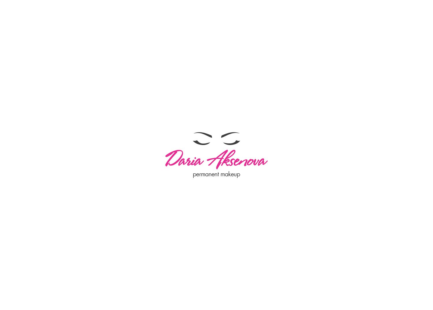 Логотип для Daria Aksenova Permanent makeup - дизайнер vavaeva