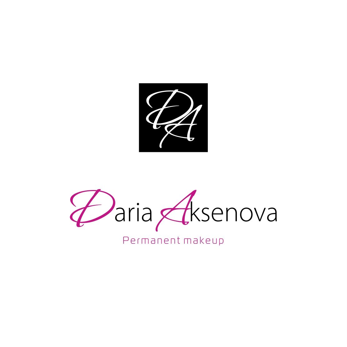 Логотип для Daria Aksenova Permanent makeup - дизайнер elenuchka