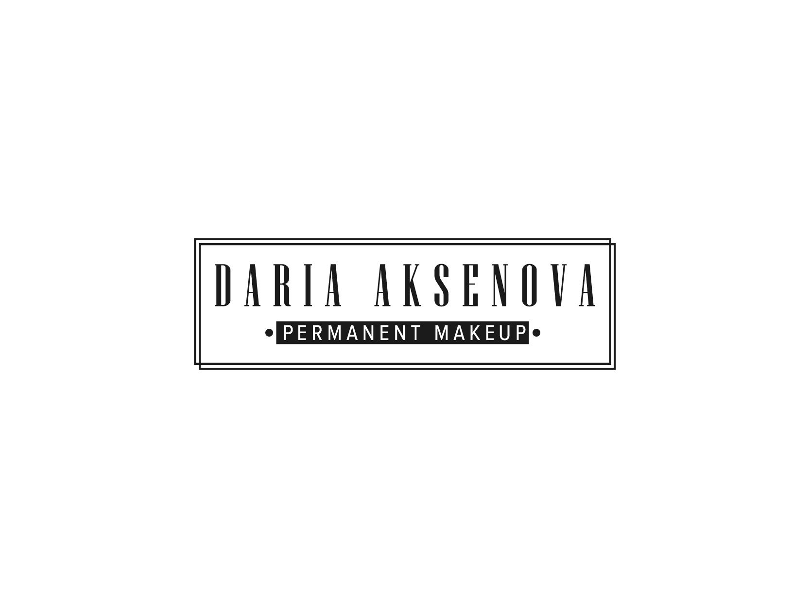 Логотип для Daria Aksenova Permanent makeup - дизайнер Kate_fiero