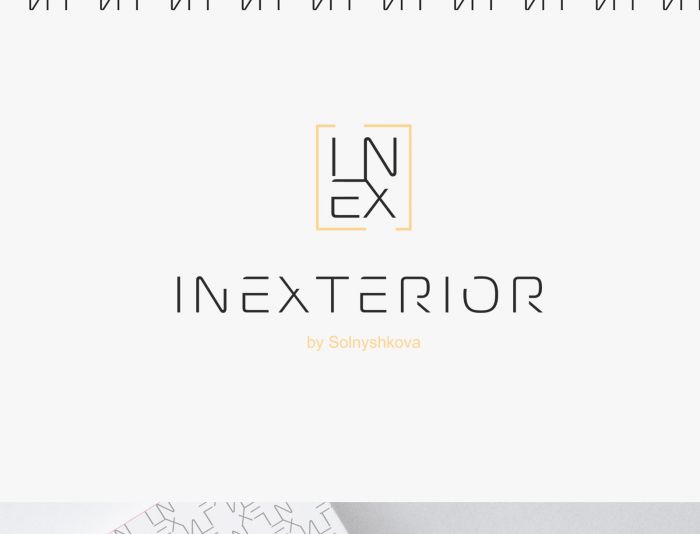 Логотип для inexterior by Solnyshkova или просто inexterior - дизайнер luishamilton