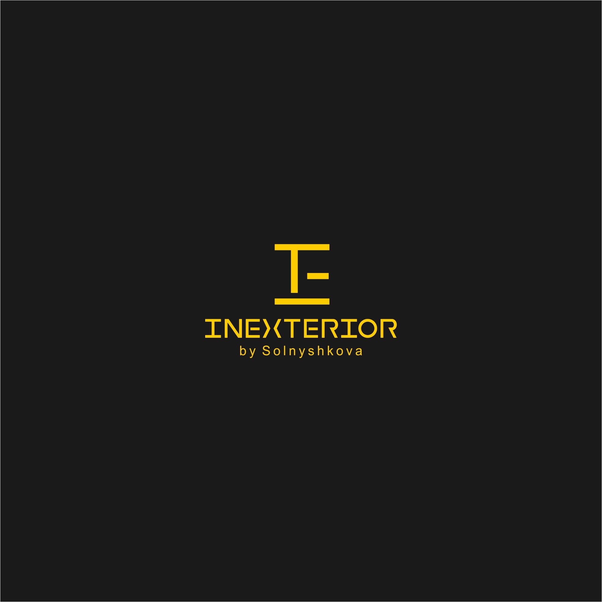 Логотип для inexterior by Solnyshkova или просто inexterior - дизайнер serz4868
