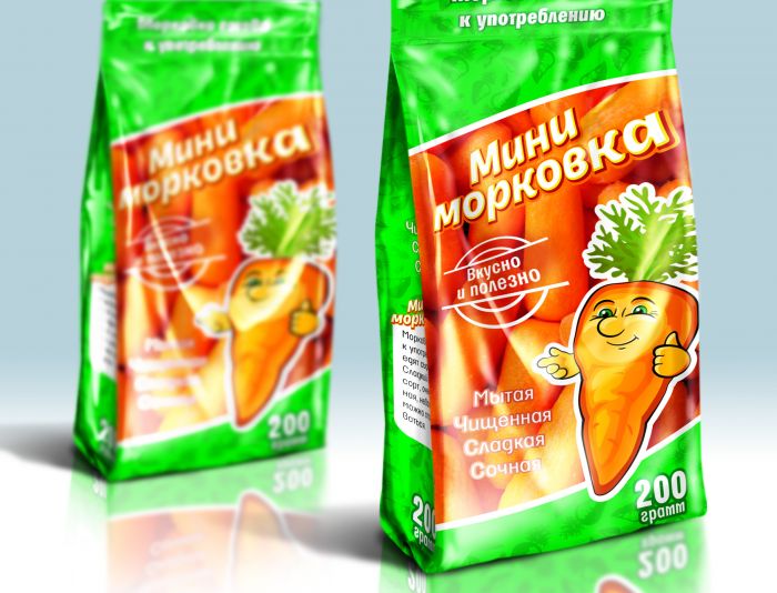 Упаковка для сладкой мини-морковки - дизайнер NukeD
