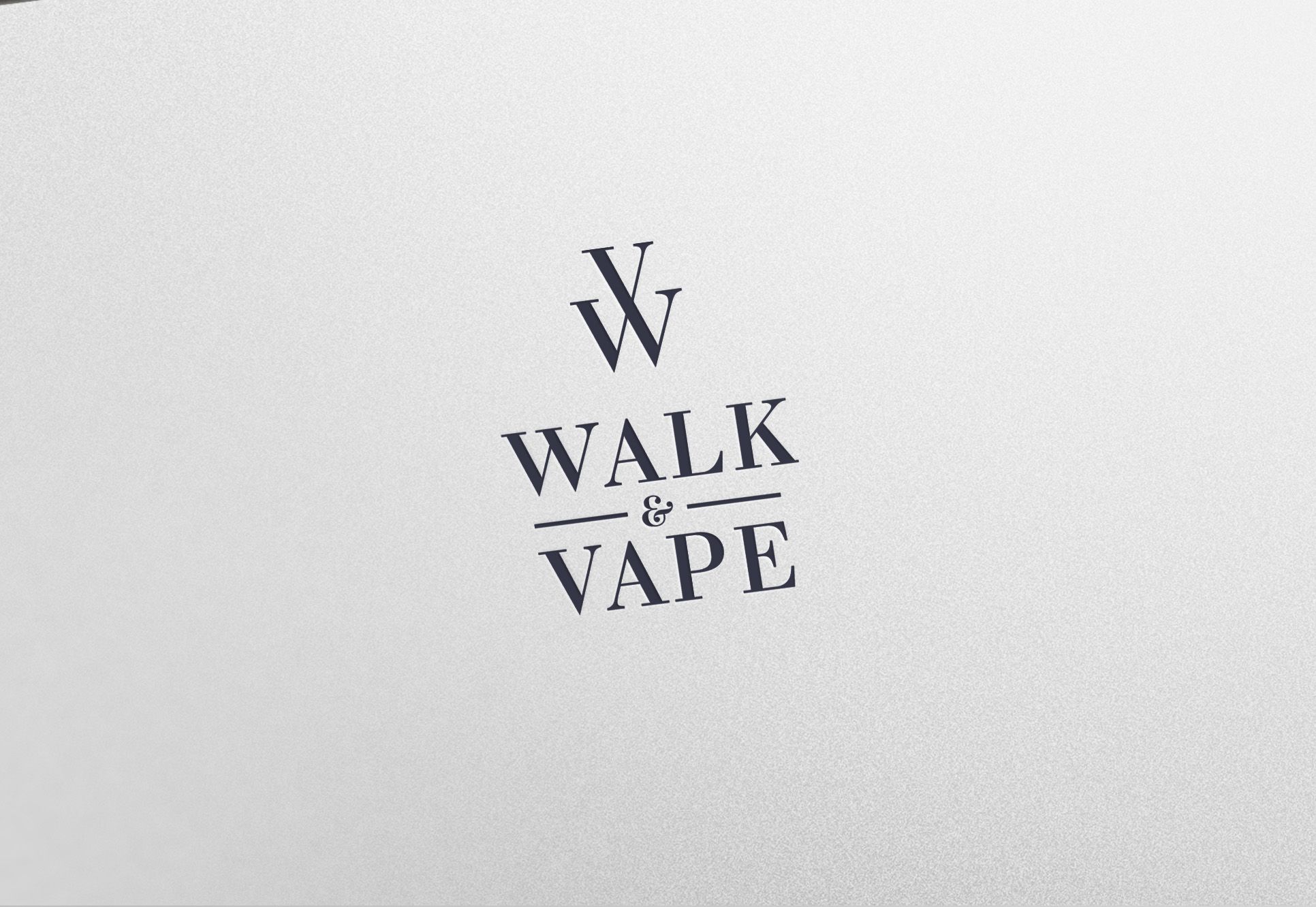 Логотип для Walk&Vape - дизайнер vocabula