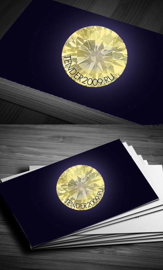 Логотип для Золотой алмаз вид с верху, с бликами и гранями - дизайнер bakasova