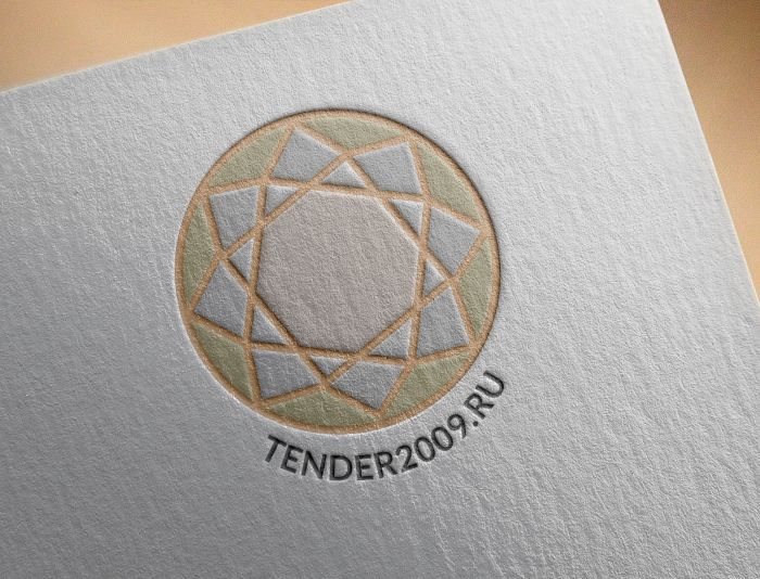 Логотип для Золотой алмаз вид с верху, с бликами и гранями - дизайнер rii_che