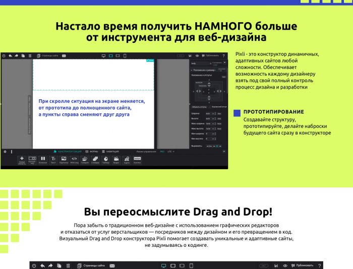 Landing page для pixli.ru - дизайнер RinaRai