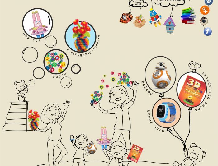 Landing page для Magic Kids - инновационные и развивающие игрушки! - дизайнер Alta80