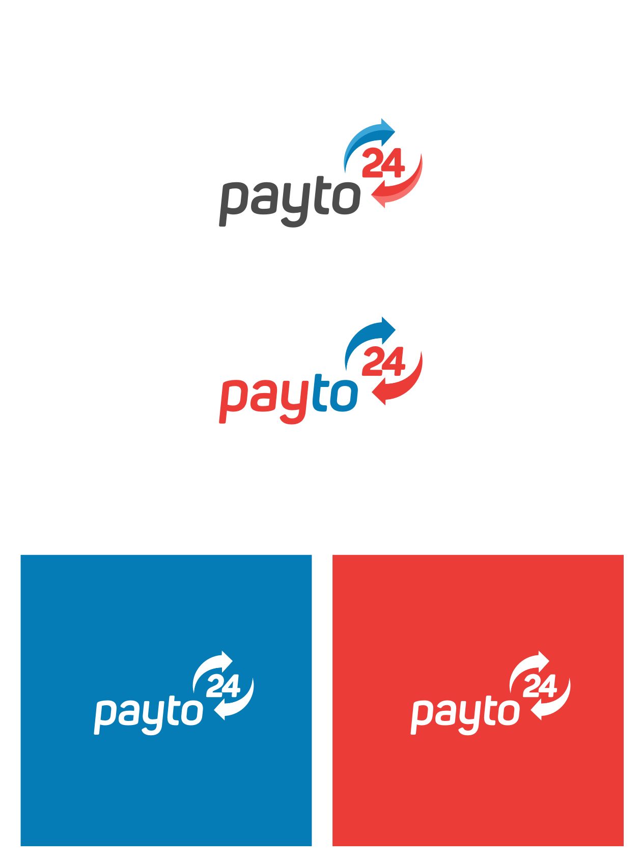 Логотип для PayTo24 - дизайнер SvetaSlava