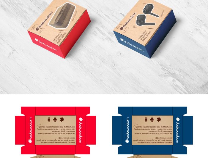 Дизайн коробок деревянных аксессуаров для гаджетов - дизайнер ilmar_matrozz