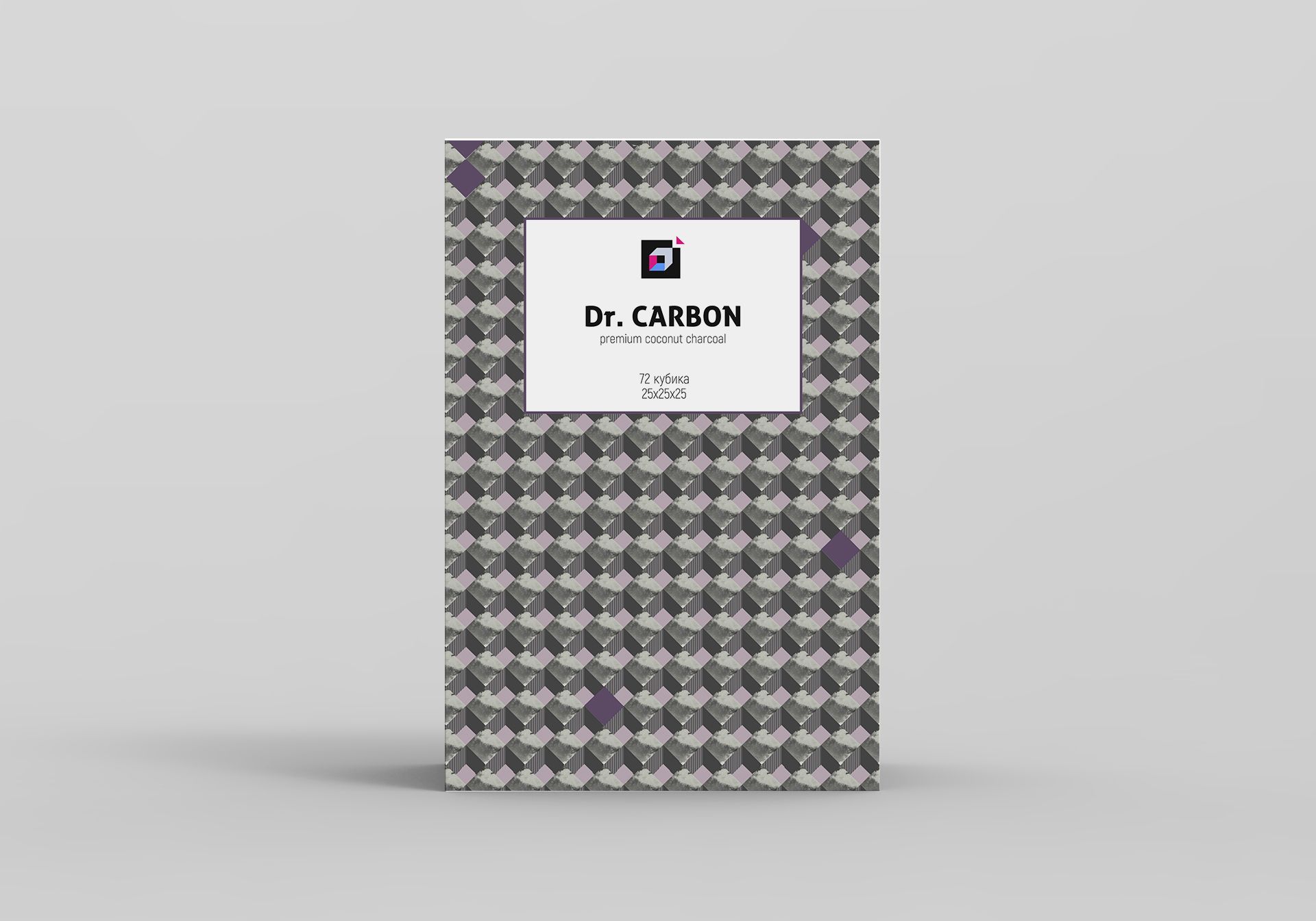 Логотип + упаковка кокосового угля Dr. Carbon - дизайнер gena_peremotka