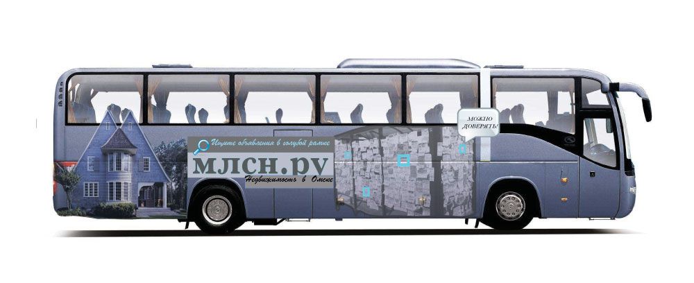 Иллюстрация для Брендирование пассажирского городского автобуса - дизайнер oggo