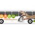 Иллюстрация для Брендирование пассажирского городского автобуса - дизайнер skavronski