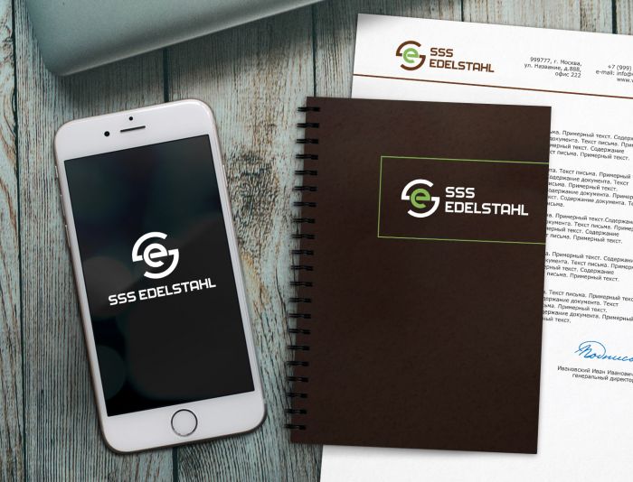 Логотип для европейской компани SSS Edelstahl - дизайнер rowan