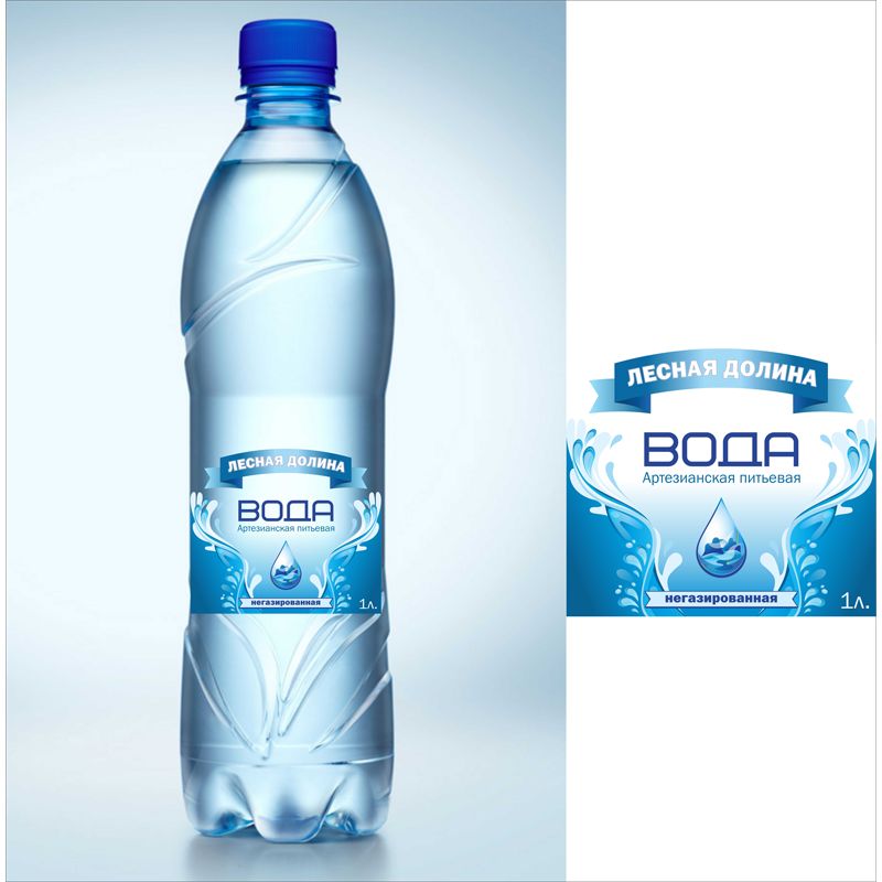 Дизайн этикетки для питьевой воды  - дизайнер eva1403