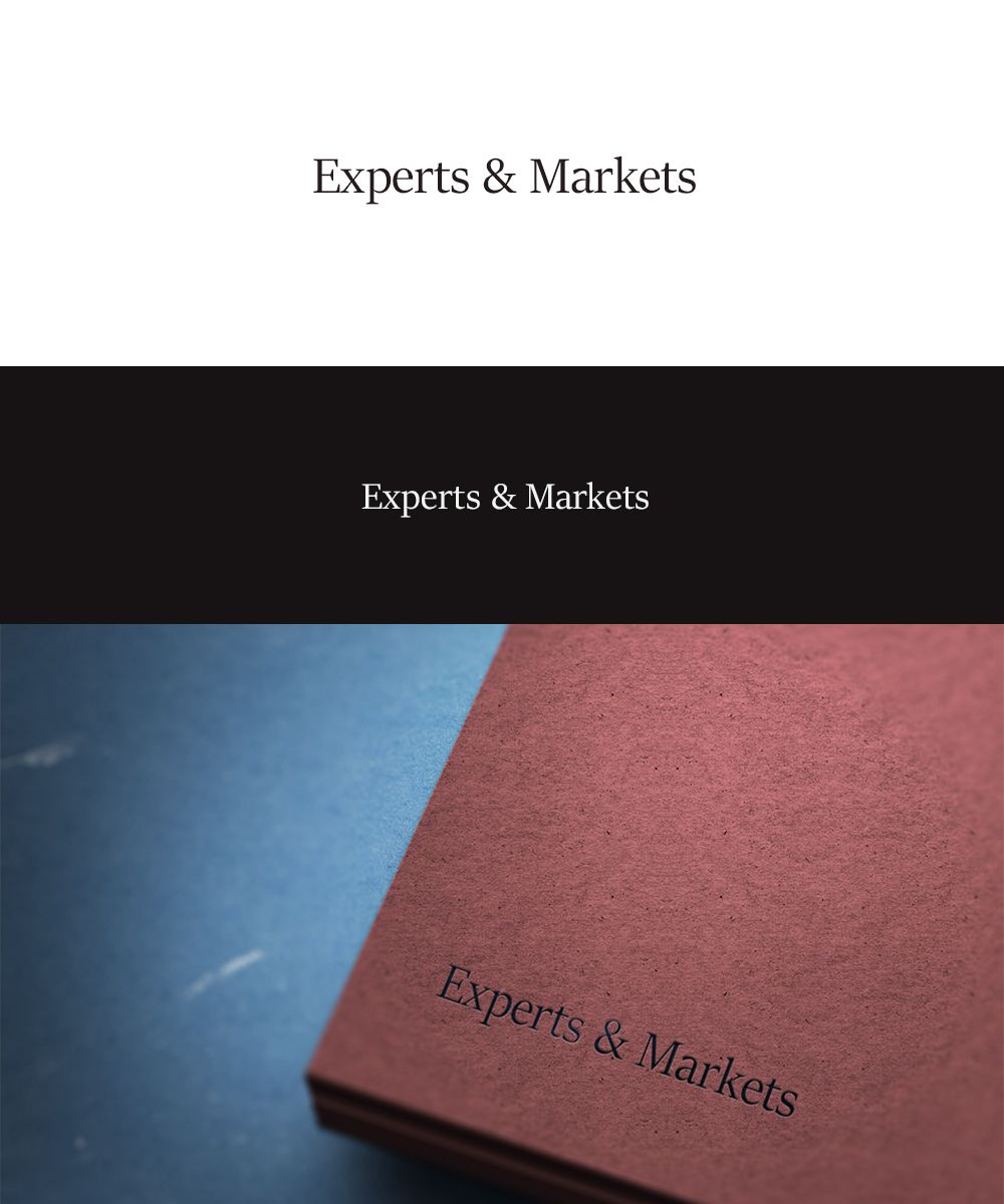 Логотип для Experts & Markets - дизайнер By-mand