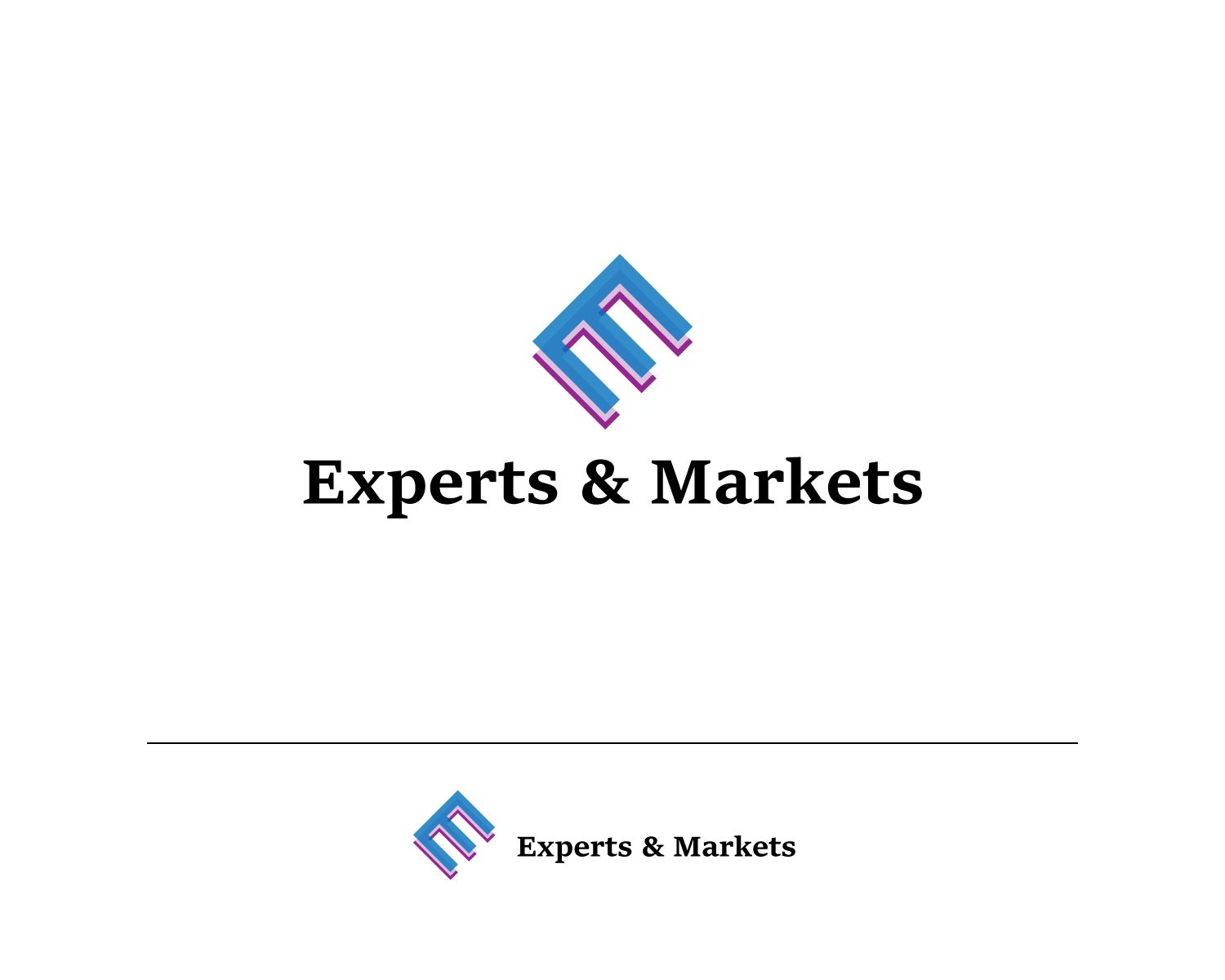 Логотип для Experts & Markets - дизайнер Denzel