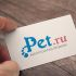 Логотип для Pet.ru  - дизайнер radchuk-ruslan