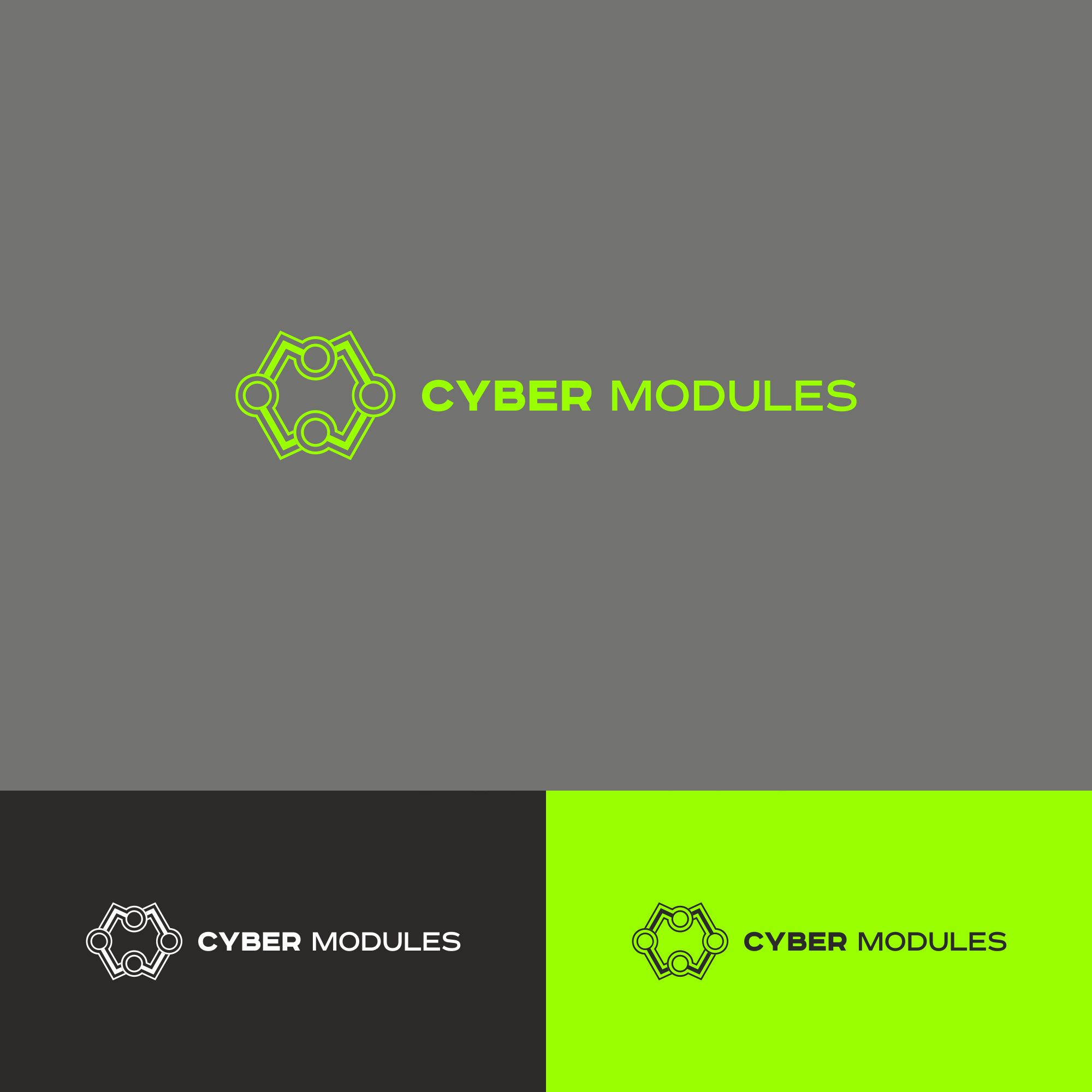 Логотип для Кибермодули, cybermodules. Обыграйте пожалуйста - дизайнер markosov