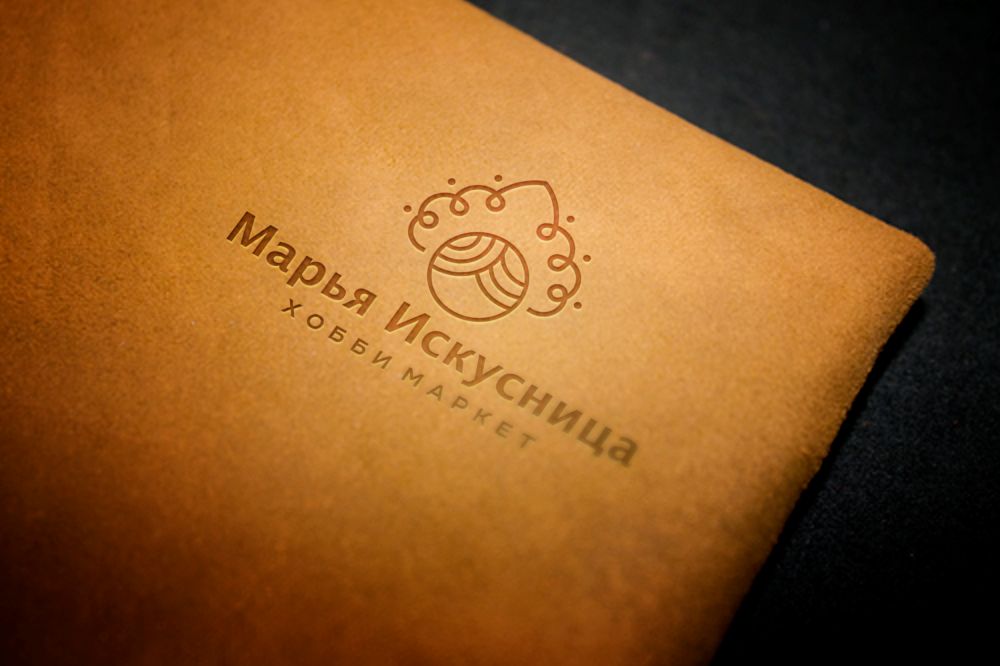 Логотип для Марья Искусница. Хобби маркет - дизайнер zozuca-a