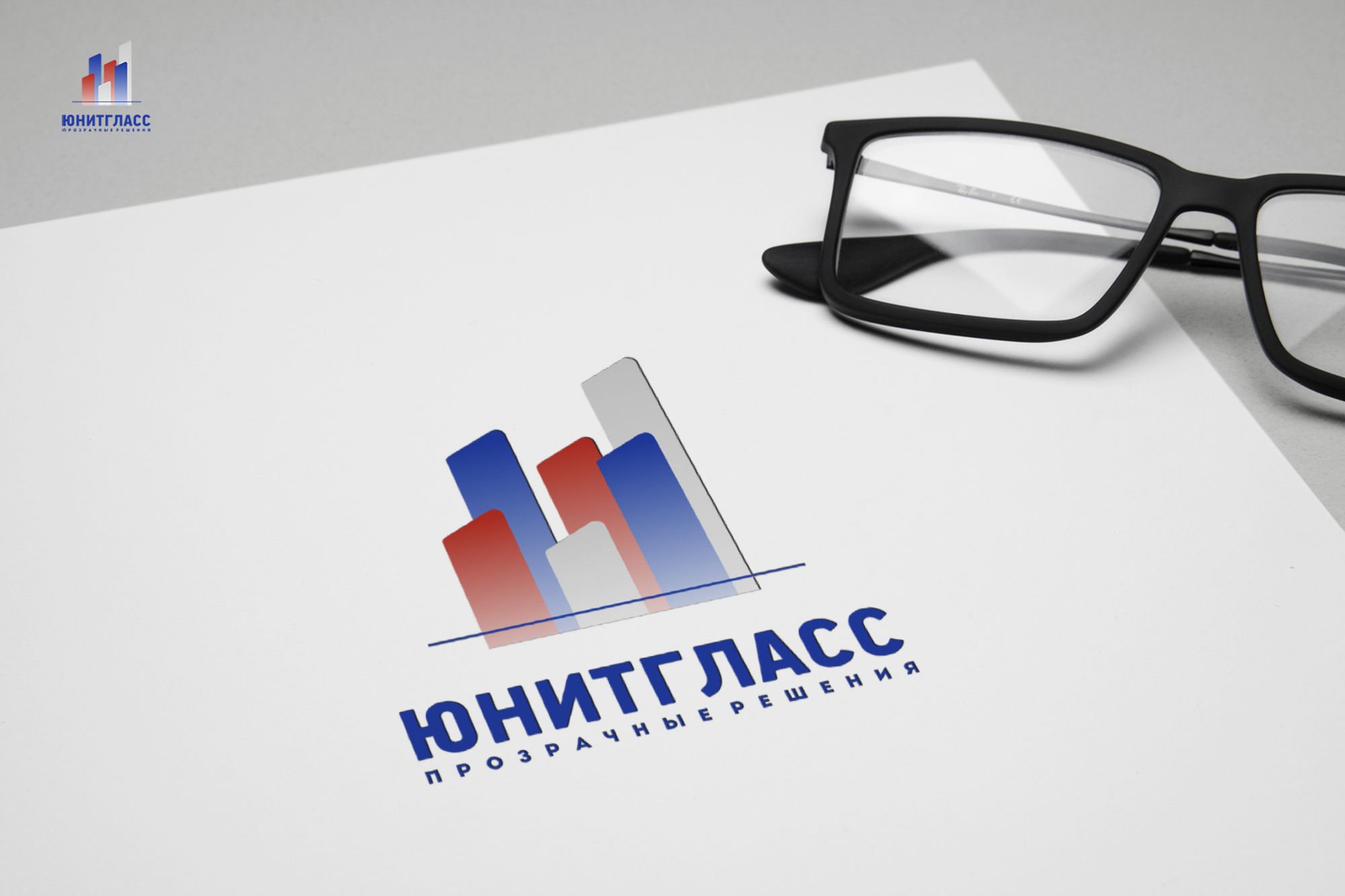 Логотип для ЮнитГласс Фабрика стекла - дизайнер markosov