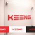 Логотип для KEENG - дизайнер GreenRed