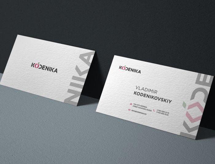 Лого и фирменный стиль для Kodenika / Коденика - дизайнер Alexey_SNG