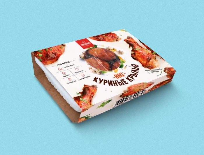 Дизайн упаковки куриные крылья (приготовленные) - дизайнер jennylems