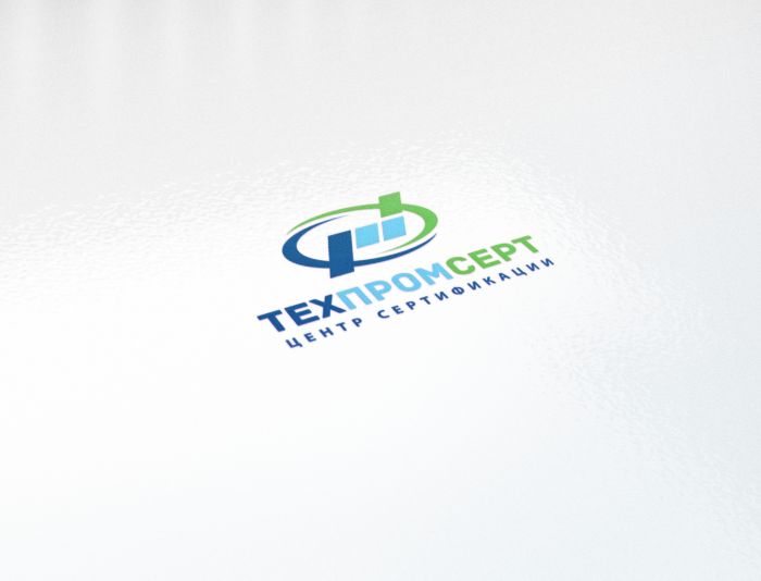 Логотип для ТЕХПРОМСЕРТ центр сертификации - дизайнер GreenRed