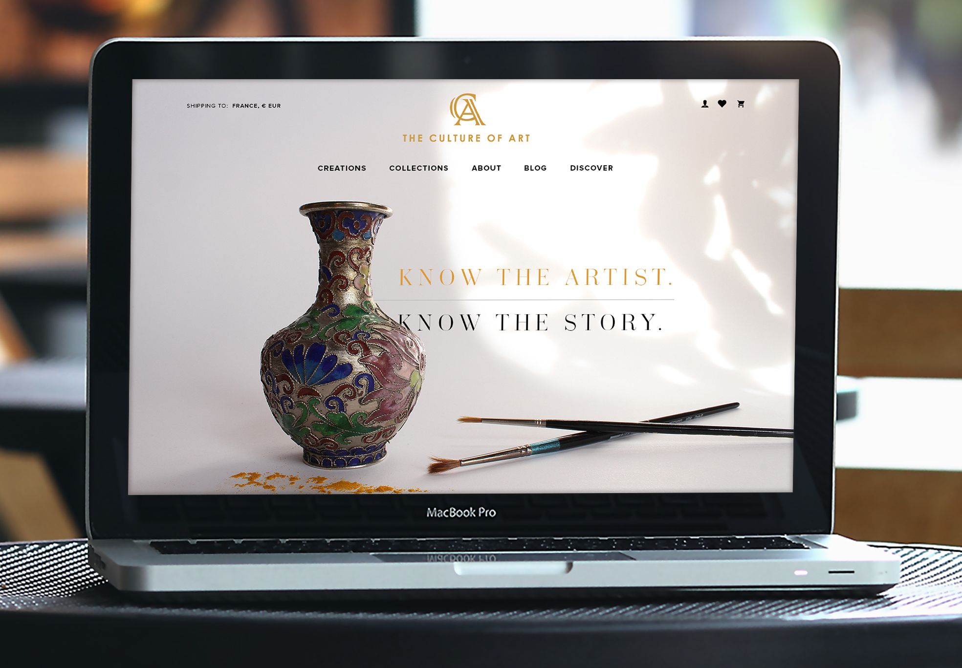Веб-сайт для The Culture of Art - дизайнер fivenullfive
