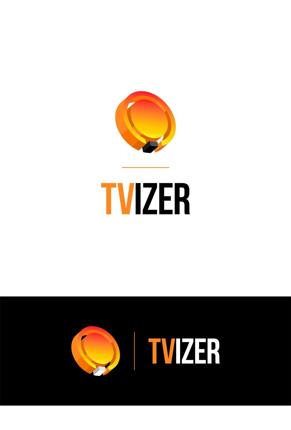 Логотип для TVIZER или ТВИЗЕР - дизайнер Yuliya_23