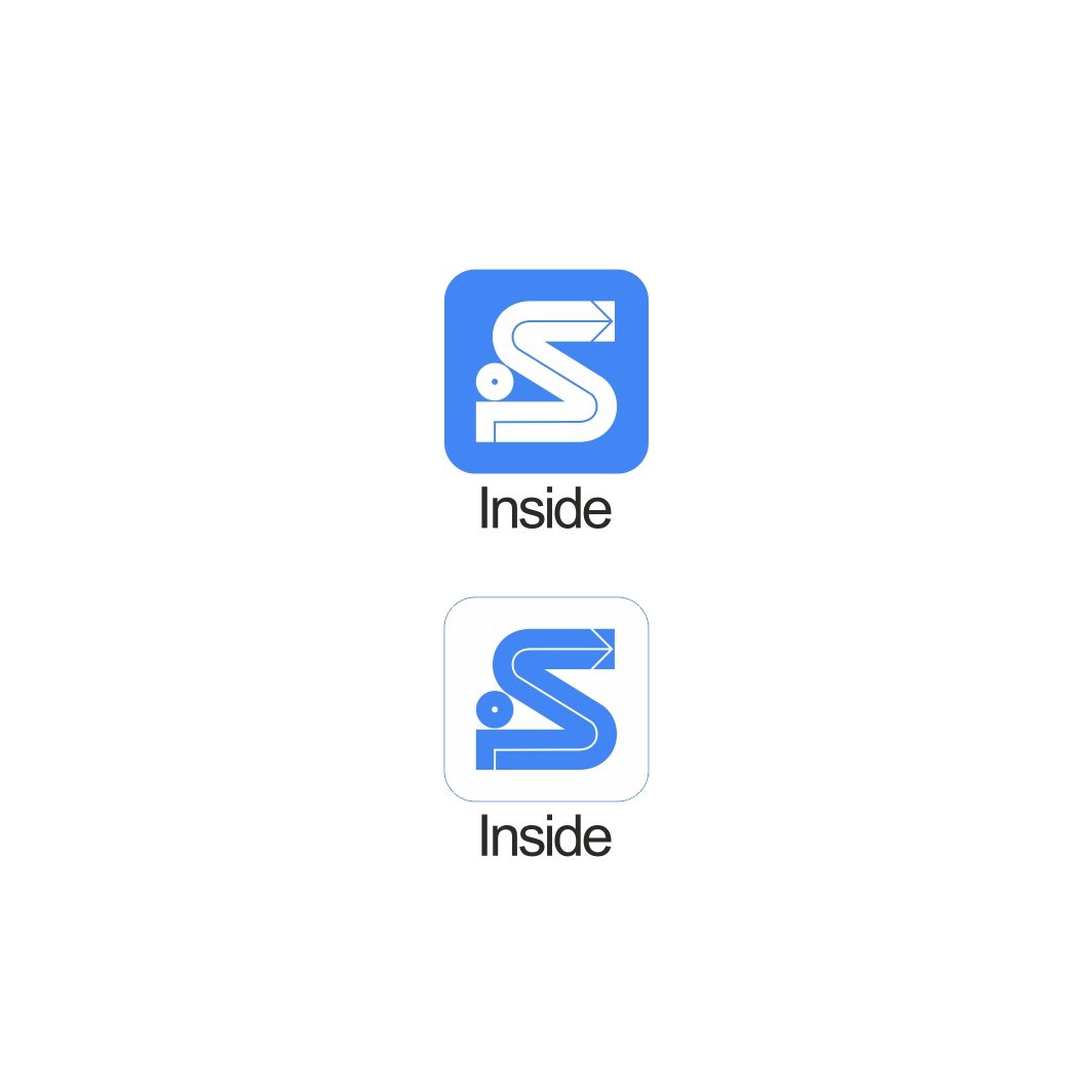 Логотип и иконка для мобильного приложения Inside - дизайнер Nikus