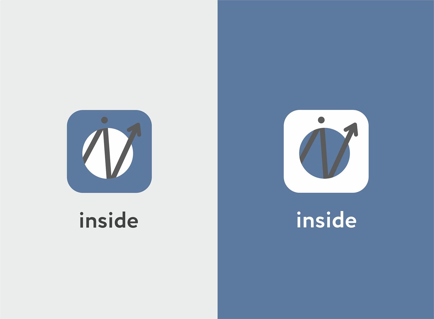 Логотип и иконка для мобильного приложения Inside - дизайнер Weronika
