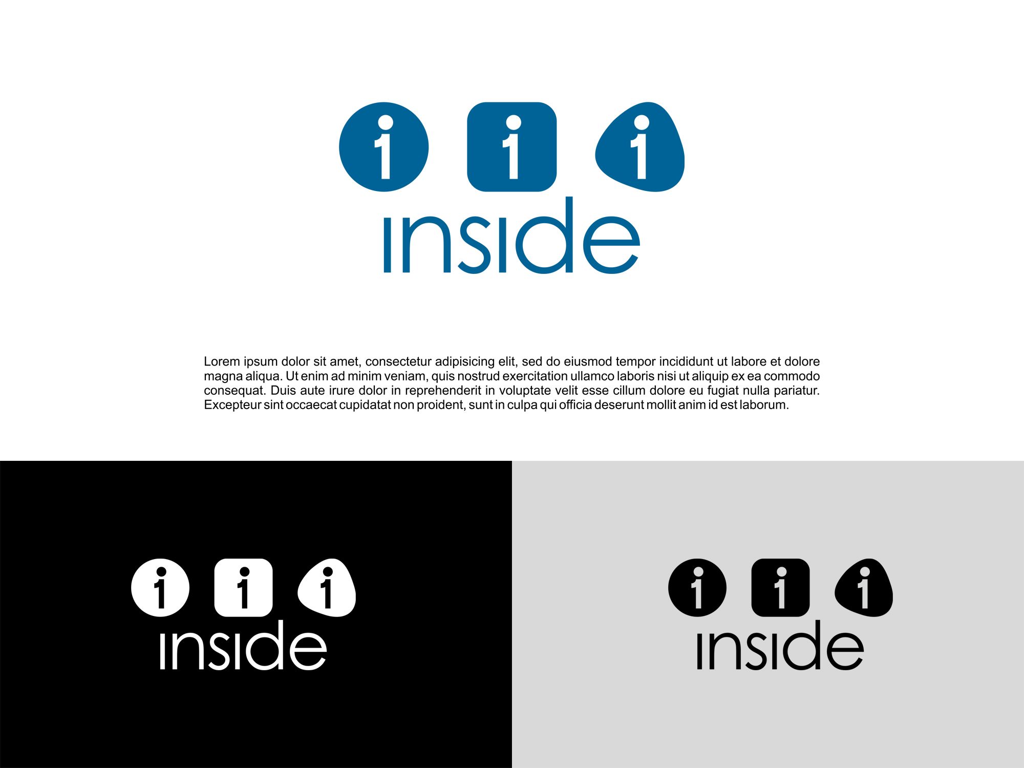 Логотип и иконка для мобильного приложения Inside - дизайнер Nana_S
