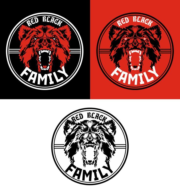 Логотип для Логотип для клуба игры в мафию Red Black Family - дизайнер Kuranova_Irina