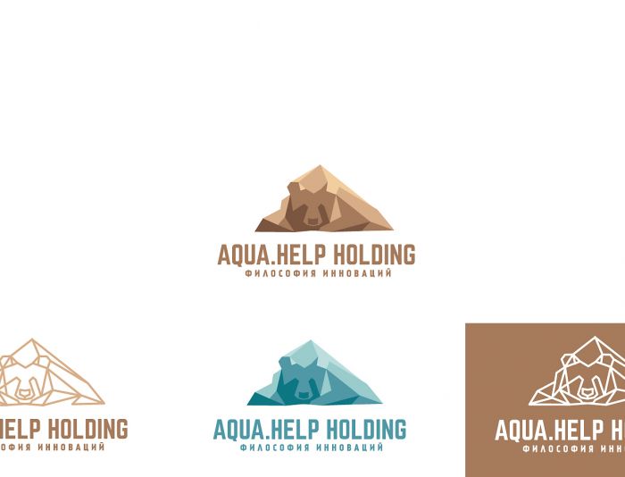 Логотип для холдинг (медведь-гора) - дизайнер andblin61
