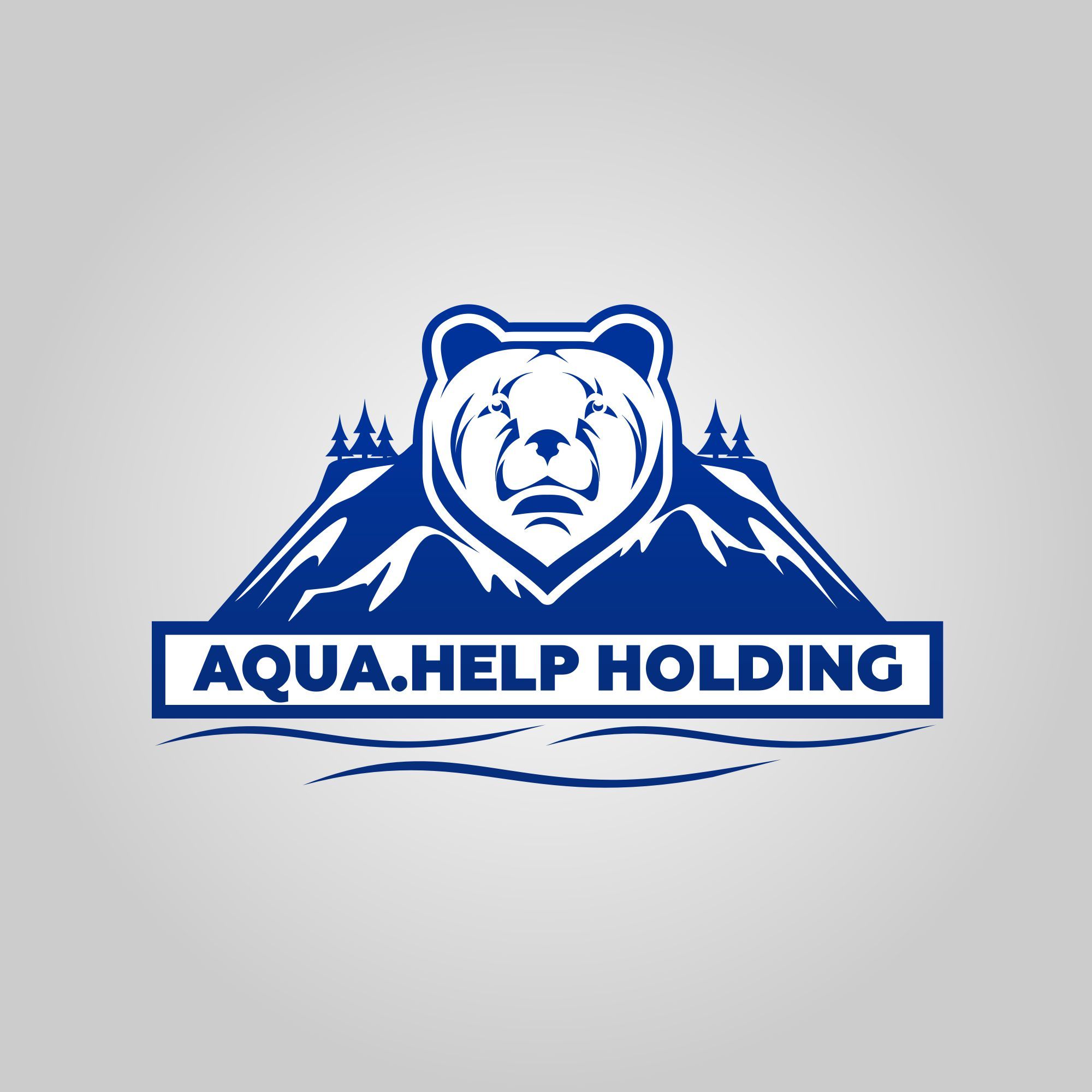 Логотип для холдинг (медведь-гора) - дизайнер whiter-man
