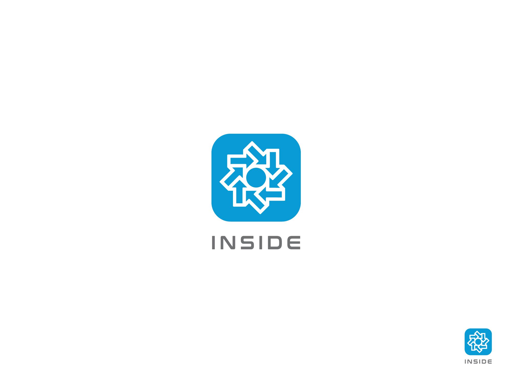 Логотип и иконка для мобильного приложения Inside - дизайнер shamaevserg