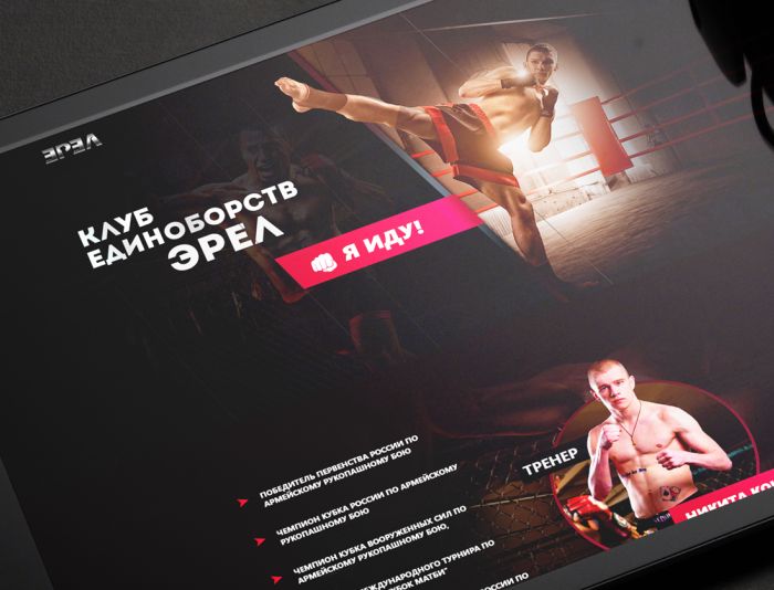 Landing page для erelmma.ru - дизайнер Ibrm