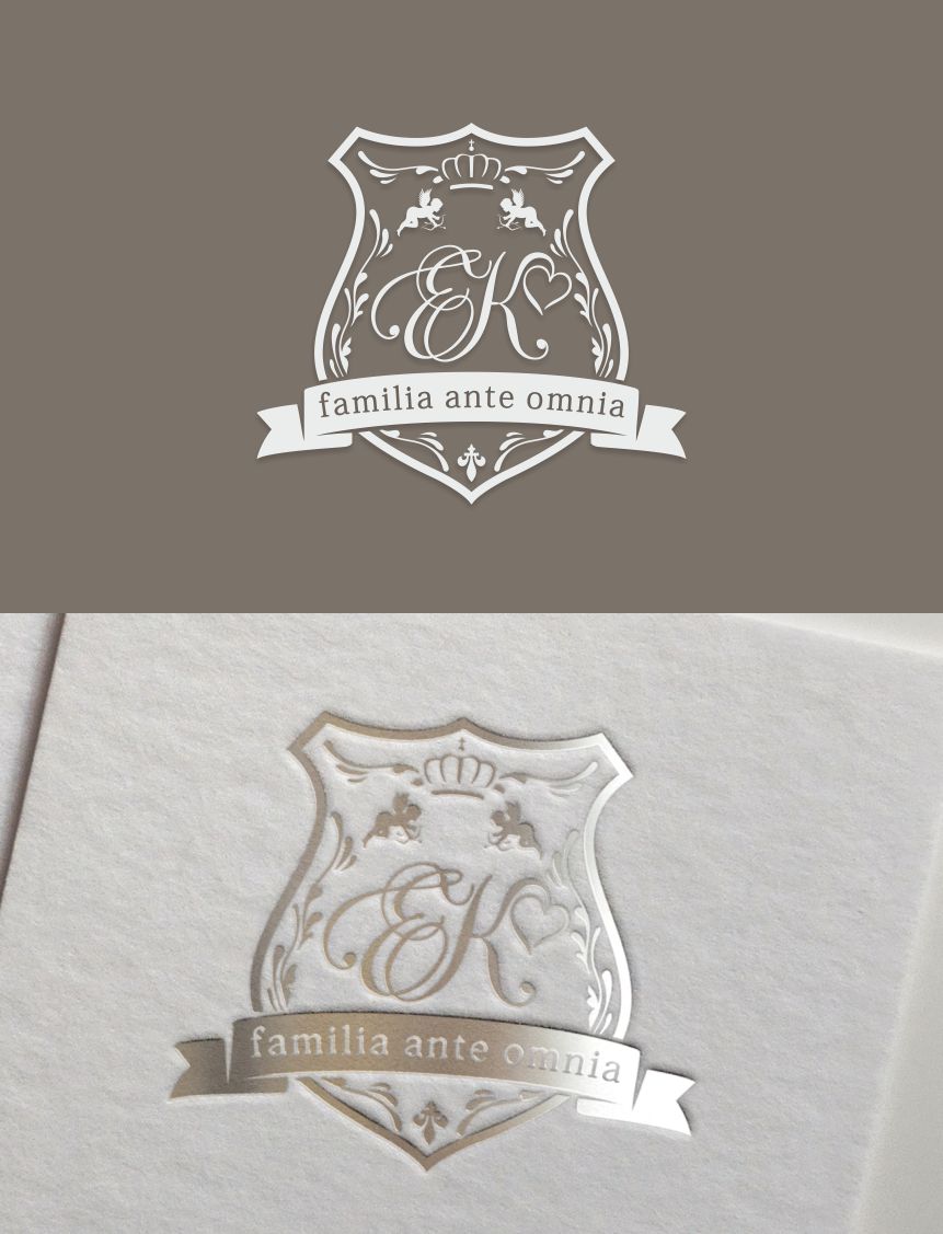 Логотип для молодой семьи (фамильный герб) - дизайнер print2
