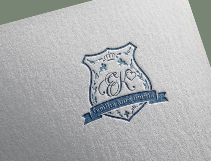 Логотип для молодой семьи (фамильный герб) - дизайнер print2