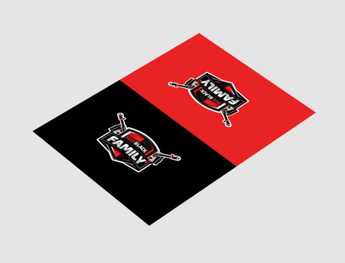 Логотип для Логотип для клуба игры в мафию Red Black Family - дизайнер Olga_Shoo