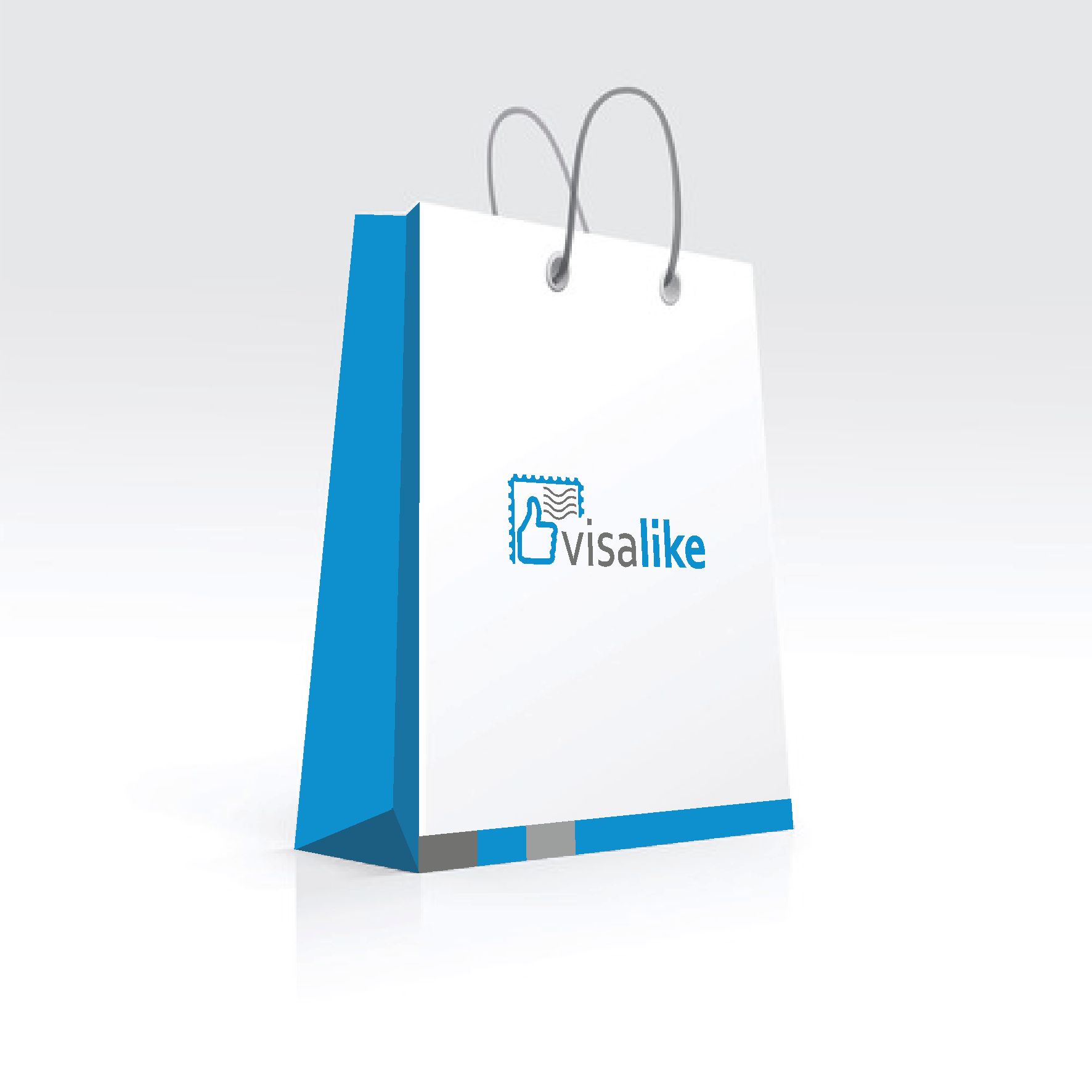 Лого и фирменный стиль для visalike, visalike.com - дизайнер mct-baks