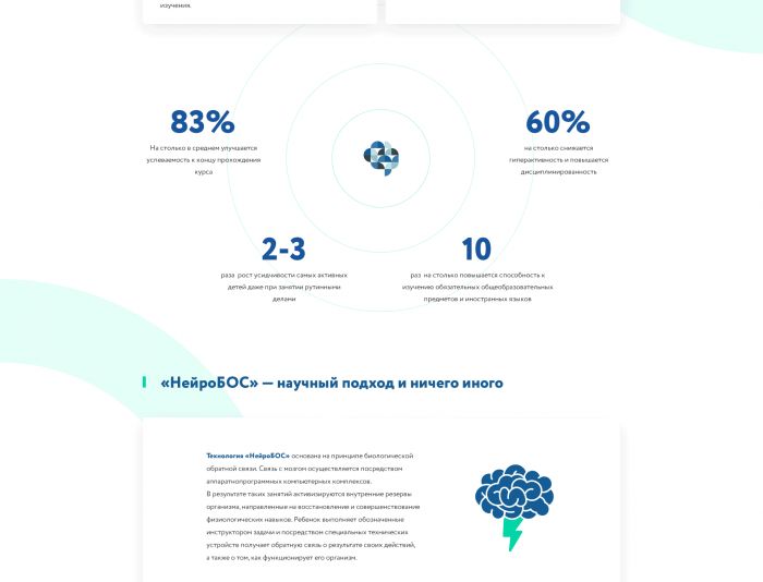 Landing page для www.neurotrainings.ru - дизайнер Johnn1k