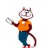 Разработка персонажа кота для интернет-проекта - дизайнер repka