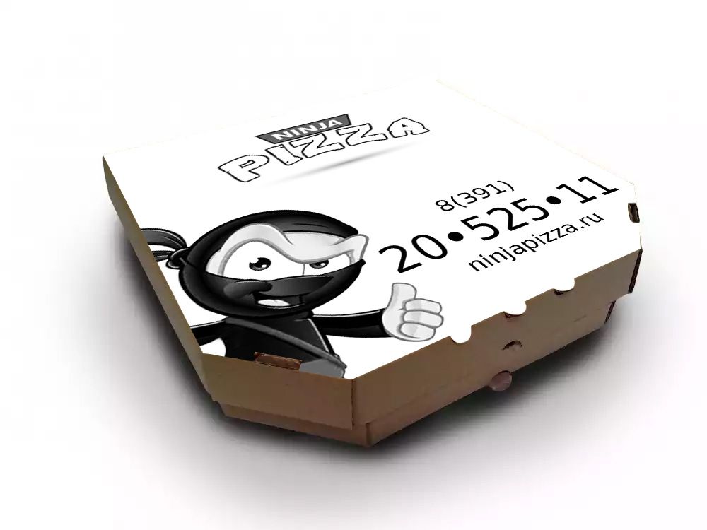 Креативный дизайн коробки для самой вкусной пиццы - дизайнер LviSHa