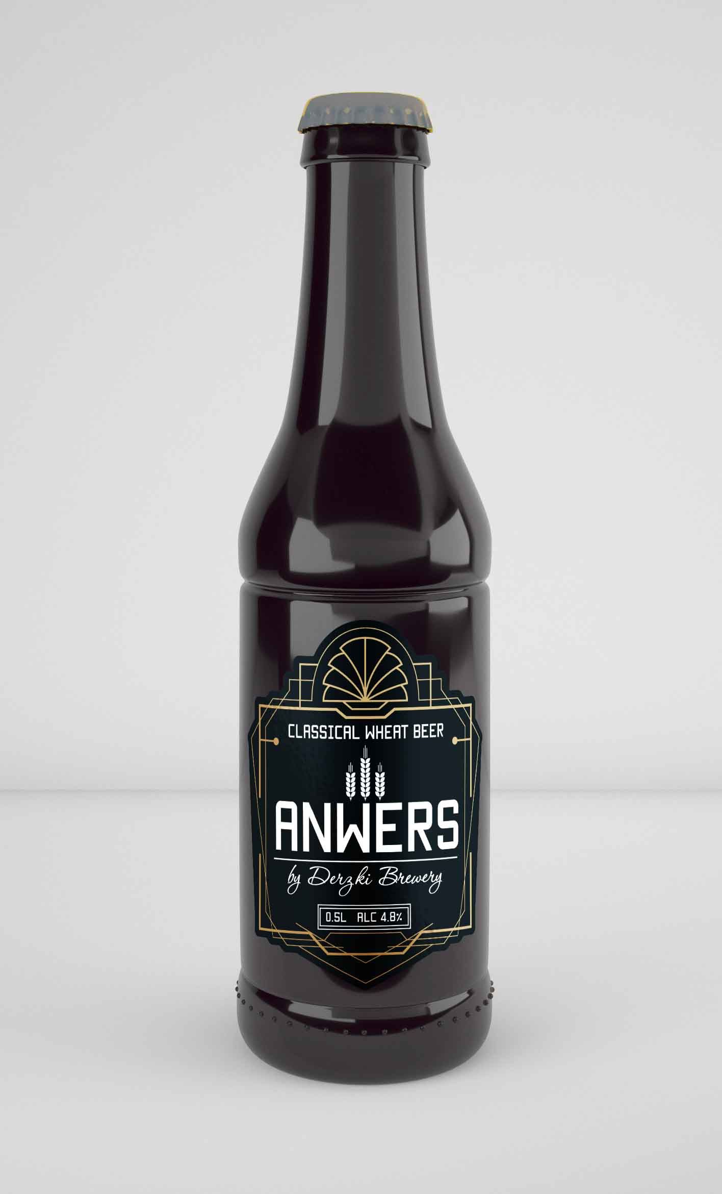 этикетка крафтового пива  Anwers - дизайнер v-i-p-style