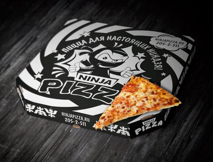 Креативный дизайн коробки для самой вкусной пиццы - дизайнер asimbox